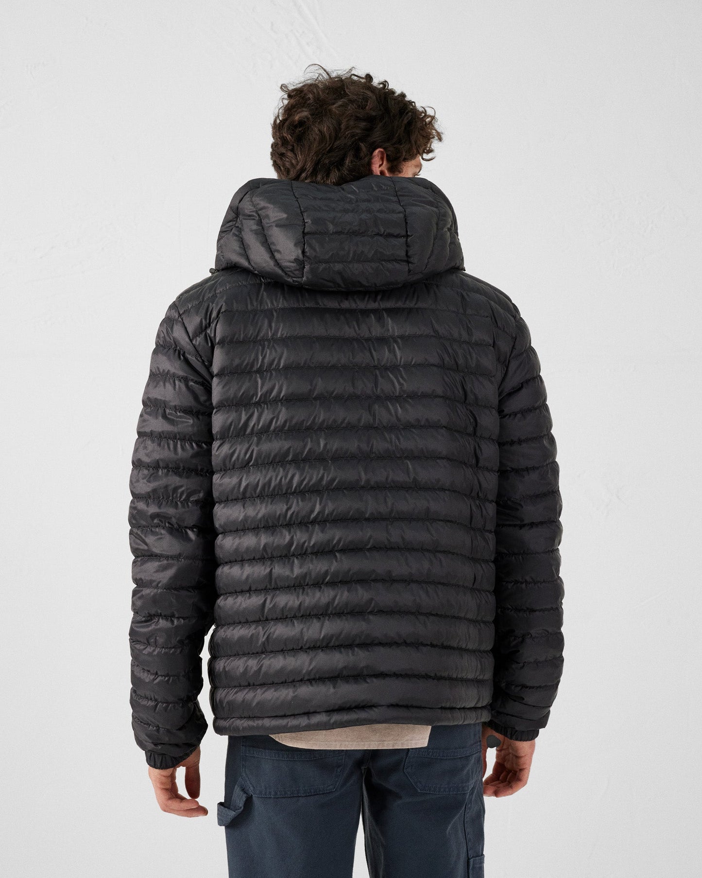 Doudoune réversible à capuche Noir Bergen 2.0